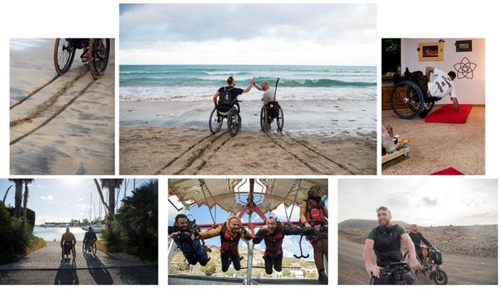 Da Torino a Rio de Janeiro, prosegua l'avventura in carrozzina dei torinesi Danilo Ragona e Luca Paiardi