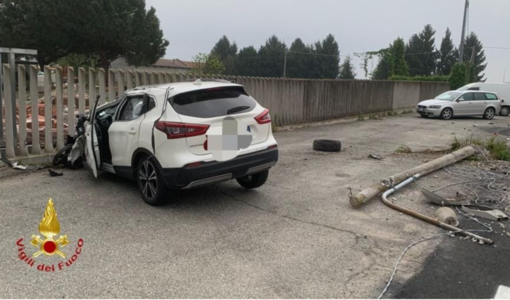 Incidente a Cigliano: donna in codice verde Incidente a Cigliano: donna in codice verde