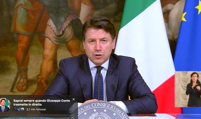 Coronavirus, l'annuncio del Premier Conte: le misure di contenimento prorogate fino a dopo Pasqua Coronavirus, l'annuncio del Premier Conte: le misure di contenimento prorogate fino a dopo Pasqua
