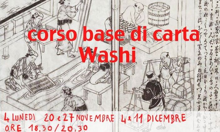 A partire da oggi, un corso di carta Washi ai Bagni Pubblici di via Agliè