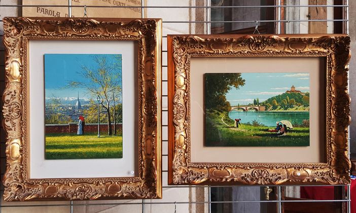 Inaugurata oggi a Palazzo Civico la mostra del pittore Raul Viglione