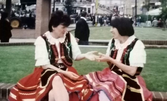 Da sinistra Ida Galvagno con l'amica Silvia Ghirardotti