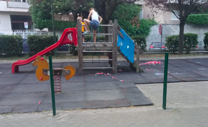 scivolo rotto prima e dopo scivolo rotto prima e dopo