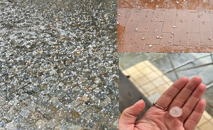 Forte temporale con grandinata nel Torinese: allagamenti e disagi, traffico in tilt Forte temporale con grandinata nel Torinese: allagamenti e disagi, traffico in tilt