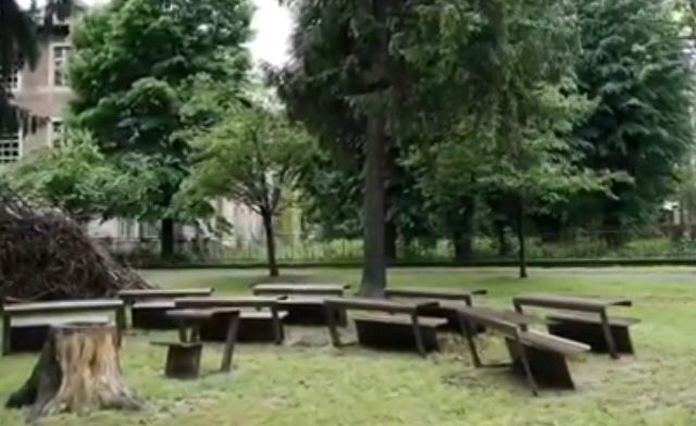 Collegno, aule all'aperto per combattere il Covid Collegno, aule all'aperto per combattere il Covid