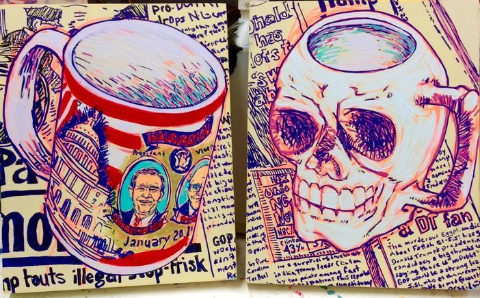 Acrylic on canvas, Hope Gangloff (2011)