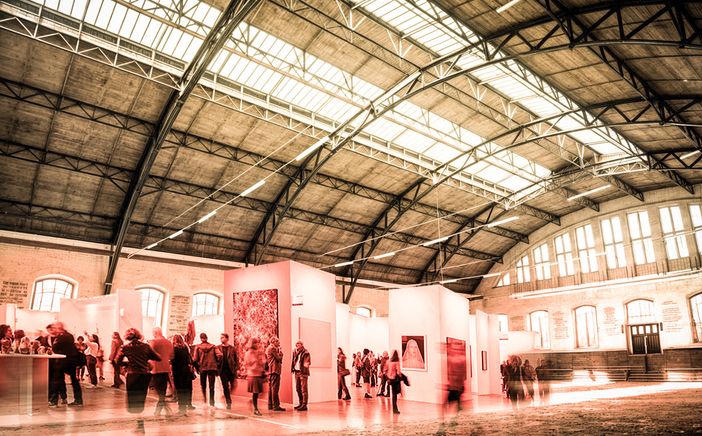 Una grafica per mostrare la trasformazione in spazio espositivo della Caprilli Una grafica per mostrare la trasformazione in spazio espositivo della Caprilli