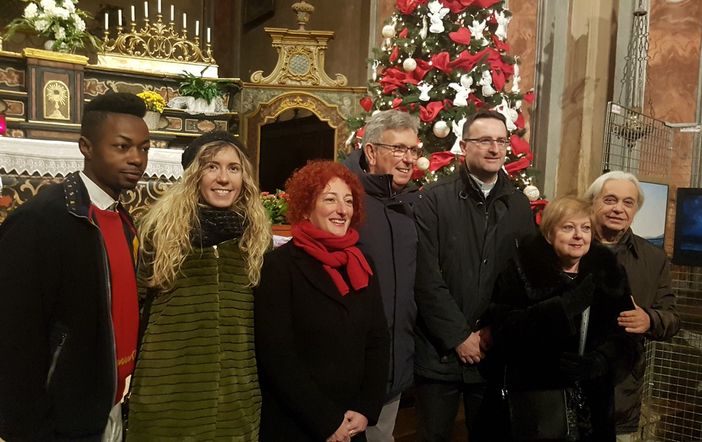 Un momento dell'inaugurazione