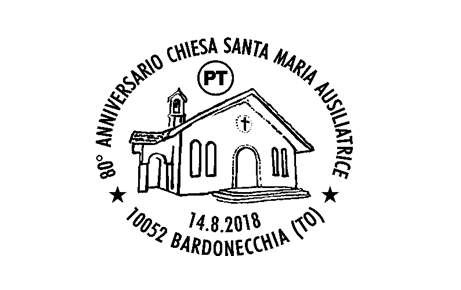 Bardonecchia, uno speciale annullo filatelico per gli 80 anni della Chiesa Santa Maria Ausiliatrice