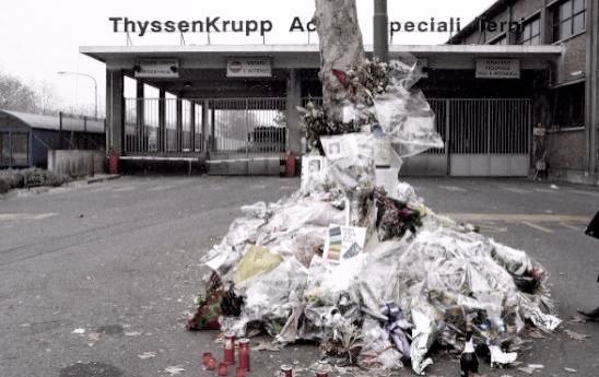A nove anni dalla tragedia ThyssenKrupp, i genitori attendono ancora una cappella per le vittime