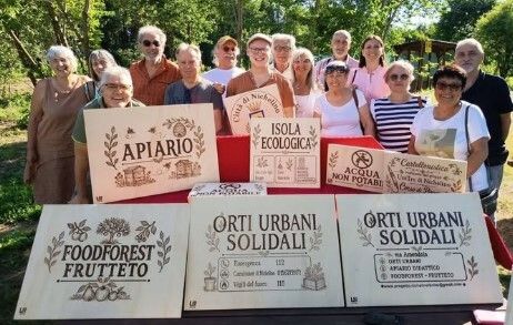 Nichelino Fertile inaugura la nuova cartellonistica realizzata dagli allievi dell'Unitre Nichelino Fertile inaugura la nuova cartellonistica realizzata dagli allievi dell'Unitre