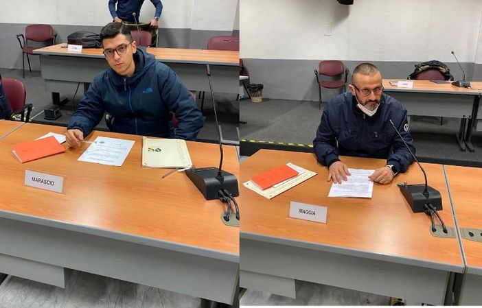 In foto i consiglieri FdI Marascio e Maggia In foto i consiglieri FdI Marascio e Maggia