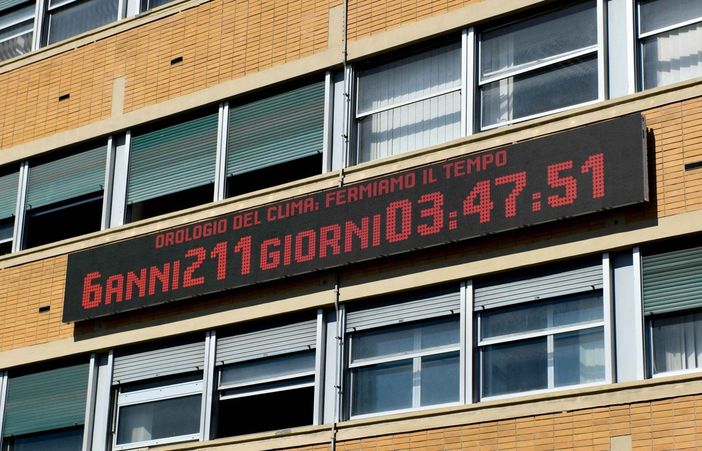 Climate Clock Roma, Ministero della Transizione Ecologica (immagine dal web)