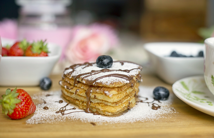 Mercoledì Veg: la proposta di questa settimana è &quot;cuori di pancake ai mirtilli&quot;