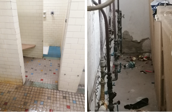 Le condizioni dei bagni in Corso Regina testimoniate dai consiglieri di Fratelli d'Italia