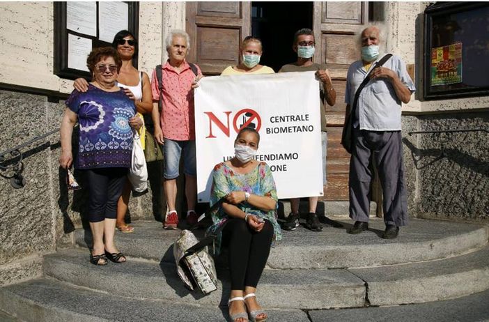 Uno dei momenti di protesta del Comitato degli ambientalisti Uno dei momenti di protesta del Comitato degli ambientalisti