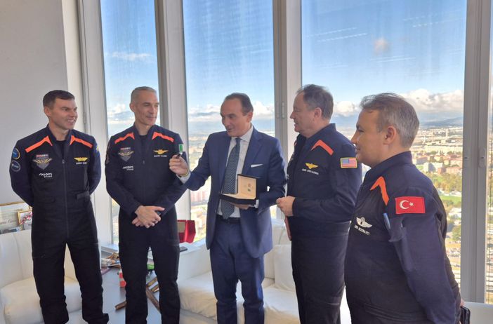 Gli astronauti di Axiom-3 ospiti al Grattacielo della Regione Gli astronauti di Axiom-3 ospiti al Grattacielo della Regione