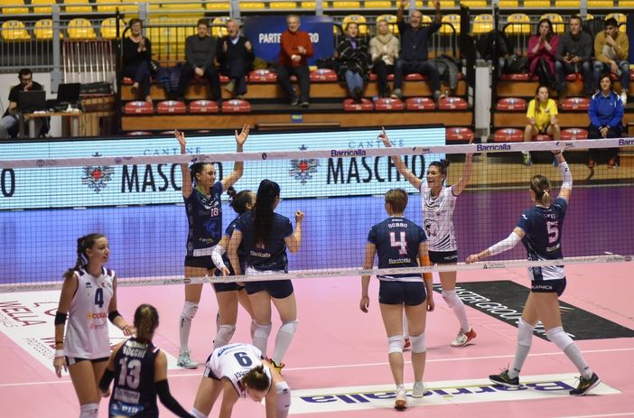 Strepitosa vittoria del Barricalla Cus Torino Volley a Ravenna