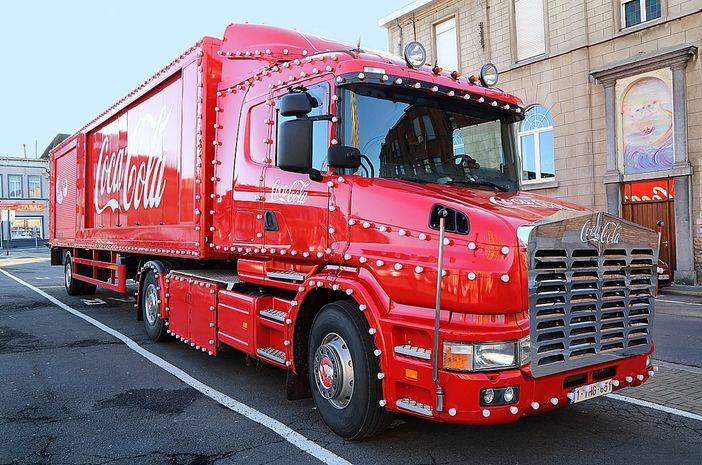 Il camion della Coca Cola