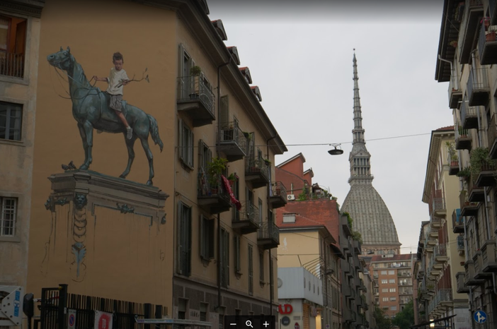 A Torino l'economia sostenibile si esprime anche attraverso la street art