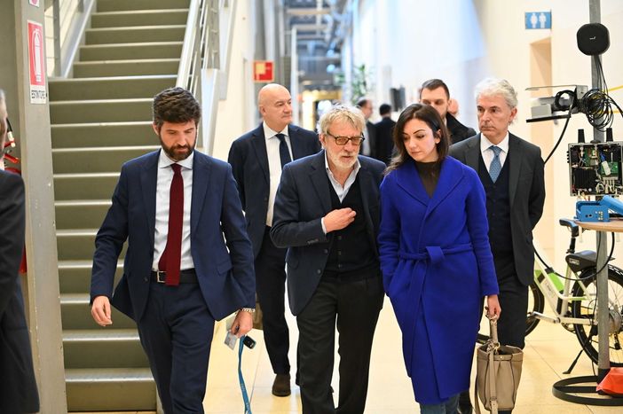 Augusta Montaruli in visita a Links Augusta Montaruli in visita a Links