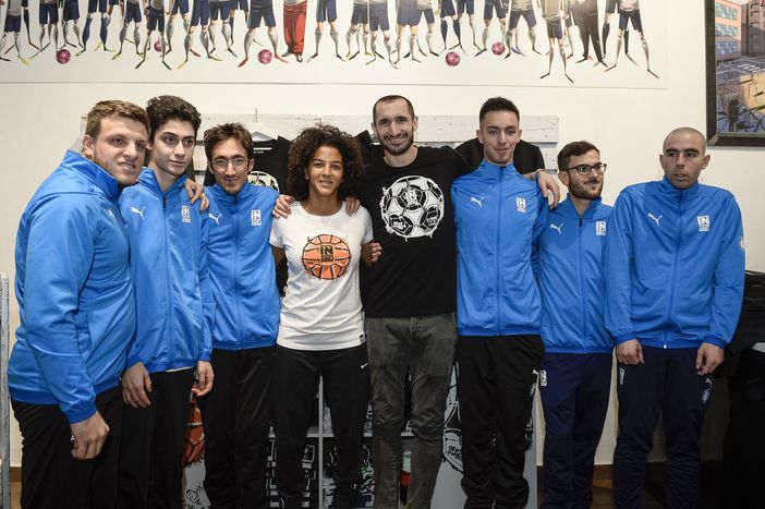 Sara Gama al fianco di Giorgio Chiellini nella squadra di Insuperabili Sara Gama al fianco di Giorgio Chiellini nella squadra di Insuperabili