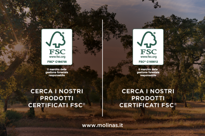 Sugherificio Molinas prima azienda italiana a ottenere la Certificazione FSCⓇ