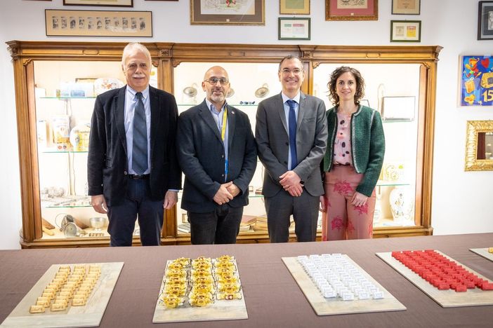 La visita di stamattina alla Caffarel La visita di stamattina alla Caffarel