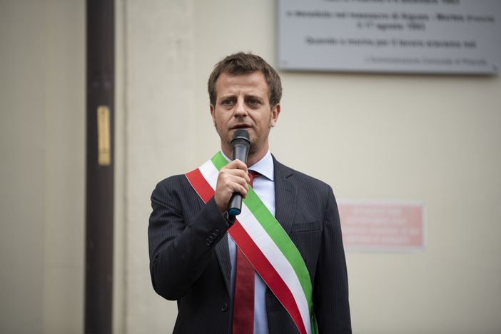 Il sindaco Luca Salvai Il sindaco Luca Salvai
