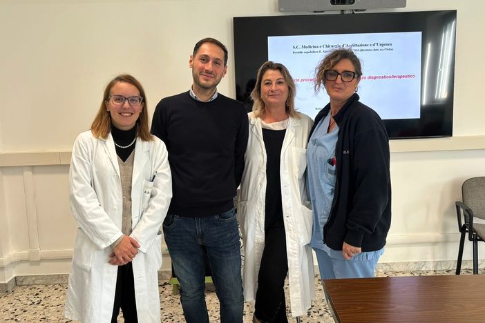 Da sinistra Emanuela Lovato, Davide Lison, Marina Civita e Elena Mana Da sinistra Emanuela Lovato, Davide Lison, Marina Civita e Elena Mana