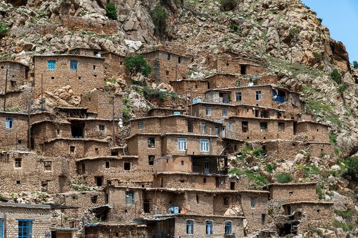 Il villaggio curdo di Palangan in Iran