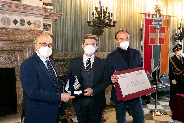 Al Milite Ignoto il Sigillo della Regione Piemonte