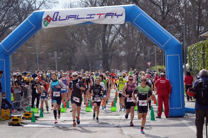Corsa podistica e ciclismo nel "Duathlon sprint - Città di Santena"