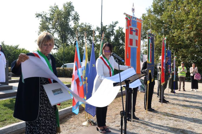 Cerimonia questa mattina al Parco della Rimembranza