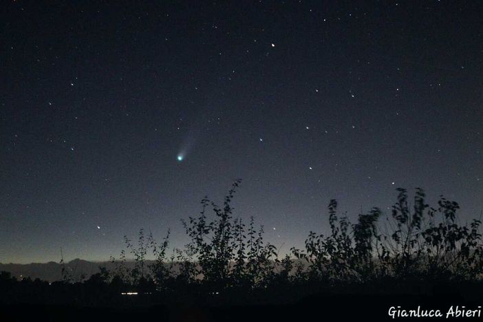 La cometa C/2025 A6 Lemmon (foto di Gianluca Abieri)