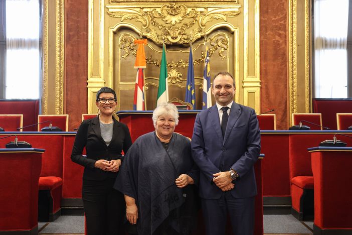 La figlia di Ernesto "Che" Guevara in visita a Palazzo Civico La figlia di Ernesto "Che" Guevara in visita a Palazzo Civico