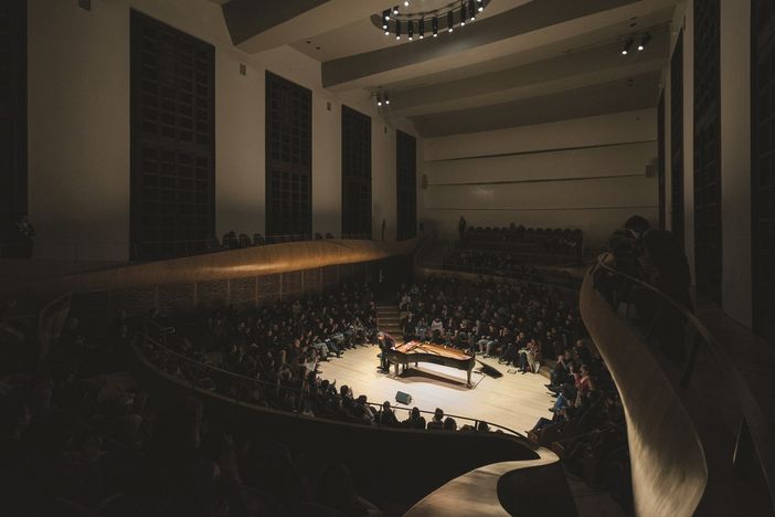 Concerto al buio 2022 con il pianoforte di Cesare Picco e CBM Italia