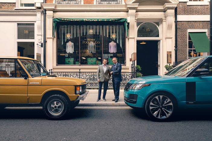 Land Rover e Henry Poole creano un tessuto esclusivo per festeggiare i 50 anni di Range Rover