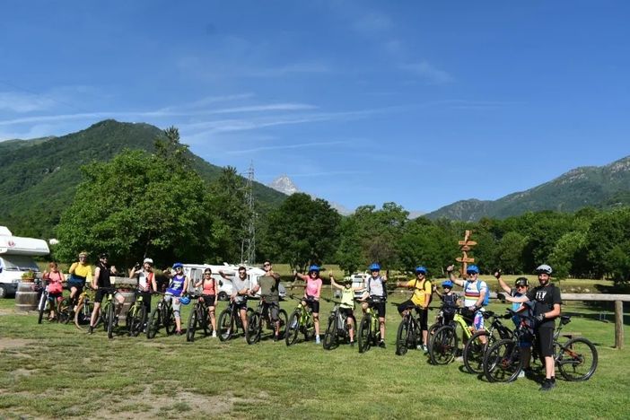 Ciclo-cena a Pian Munè di Paesana Ciclo-cena a Pian Munè di Paesana