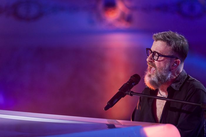 Marco Masini durante un'esibizione