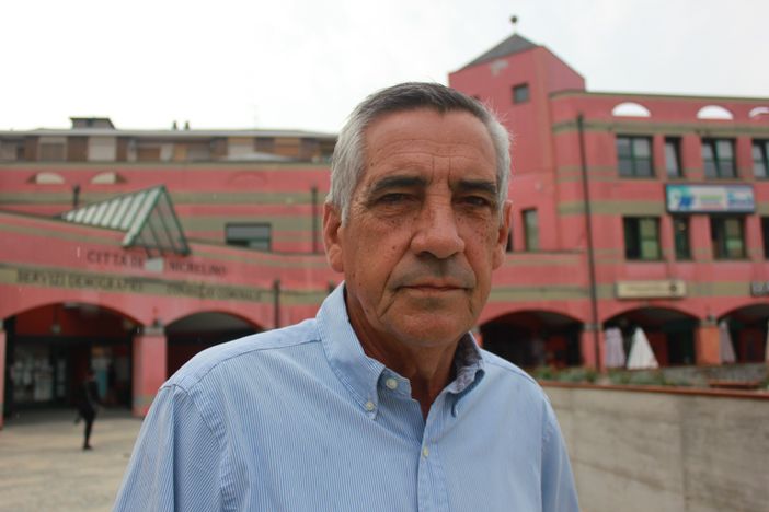 Nicola Emma in piazza Camandona