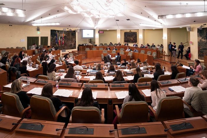 Consiglieri in erba a Palazzo Lascaris di Torino