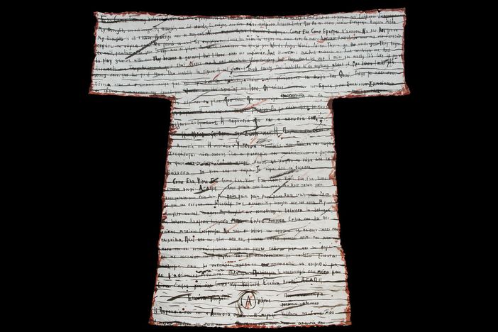 La scultrice greca Venia Dimitrakopoulou alla Gallery della Fondazione Sandretto Re Rebaudengo