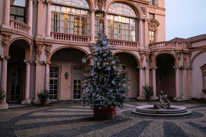 Il cortile di Palazzo Lascaris