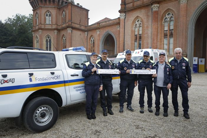 Coronavirus, da Fondazione CRT 20 ambulanze e mezzi per la Protezione Civile nel torinese