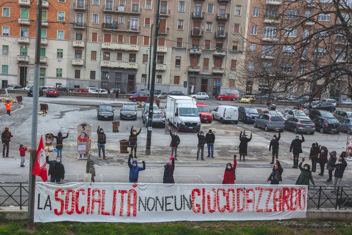 Striscione Befana popolare