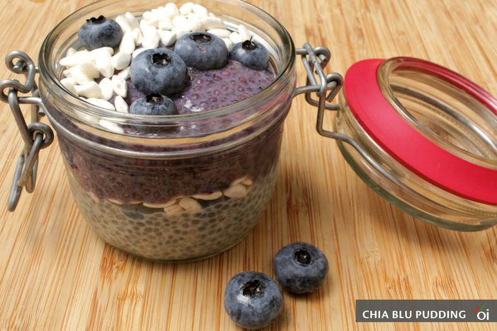 MercoledìVeg di Ortofruit: oggi prepariamo il chia blu pudding