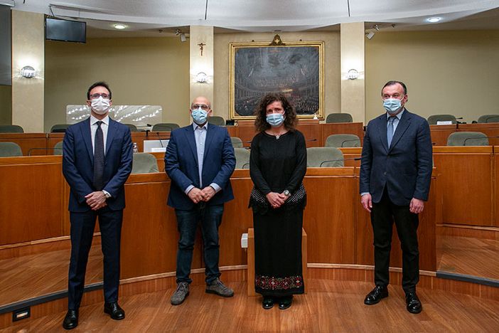 i vertici del Corecom in consiglio regionale i vertici del Corecom in consiglio regionale