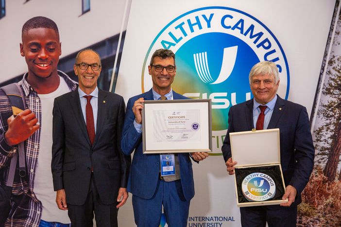 Progetto Healthy Campus, Unito premiata dalla Federazione Internazionale Sport Universitari