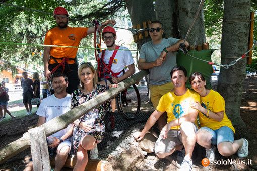 A Domobianca365 il Parco Avventura con il percorso aperto alle persone con disabilità motoria. Uno dei pochi in Italia (FOTO)